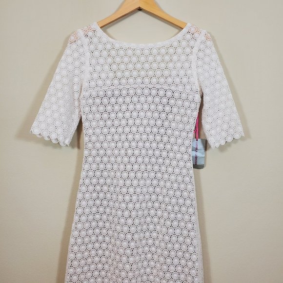 LUDMILA LABKOVA Crochet Eyelet Lace Maxi Dress NWT - Picture 3 of 13